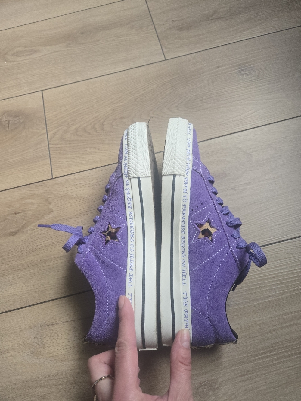 Converse x Sean Pablo One Star Pro Ox Skate Shoe Purple  Size Womens 8.5 Mens 7 - Picture 7 of 10